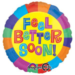 Feel Better Soon! Bright Colors 18″ Balloon