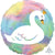 Iridescent Pastel Swan 18″ Balloon