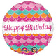 Pink Sparkle Happy Birthday 18″ Balloon