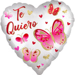 Te Quiero Satin Butterflies 18″ Balloon