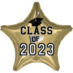 Class Of 2023 - White Gold 19″ Balloon