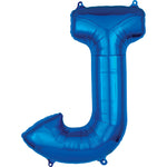 Blue Letter J 34″ Balloon