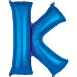 Blue Letter K 34″ Balloon