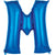 Blue Letter M 34″ Balloon