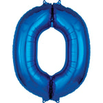 Blue Letter O 34″ Balloon