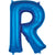 Blue Letter R 34″ Balloon