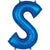 Blue Letter S 34″ Balloon