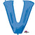 Blue Letter V 34″ Balloon