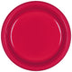 Apple Red Plastic Plates 9″ (20 count)