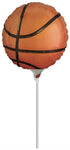 Basketball (requires heat-sealing) 9″ Foil Balloon by Anagram from Instaballoons