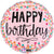 Pink Confetti Birthday 18″ Balloon