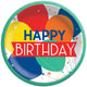 Birthday Balloon Fest Paper Plates 9″ (8 count)