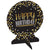 Black & Gold Birthday Centerpiece by Amscan from Instaballoons