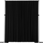 Black Spandex 5' x 12' Backdrop Curtain by Naturalstar from Instaballoons