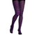 Purple/Black Striped Tights - Adult Standard by Amscan from Instaballoons