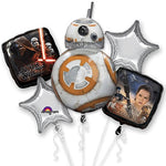 Star Wars BB-8 Bouquet Of Foil Balloons