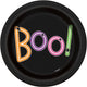 Boo Neon Lights Halloween Paper Plates 7″ (8 count)