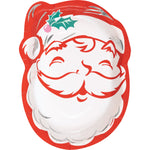 Bright Santa Christmas Paper Plates by Unique from Instaballoons