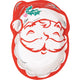 Bright Santa Christmas Paper Plates (8 count)