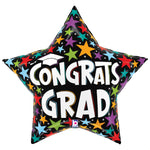 Brilliant Congrats Graduation Star 28″ Foil Balloon by Betallic from Instaballoons