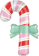 Candy Cane with Bow 39″ Balloon