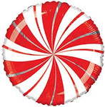 Candy Mint Red (requires heat-sealing) 9″ Foil Balloons by Convergram from Instaballoons