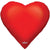 Casino Poker Heart Shape 28″ Foil Balloon by Convergram from Instaballoons