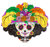 Catrina Dia De Los Muertos 22″ Foil Balloon by Convergram from Instaballoons