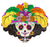 Catrina Dia De Los Muertos 22″ Foil Balloon by Convergram from Instaballoons