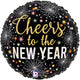 Cheers to the New Year 18″ Balloon