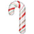 Christmas Candy Cane 37″ Foil Balloon by Anagram from Instaballoons