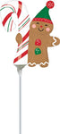 Christmas Gingerbread Man (requires heat-sealing) 14″ Foil Balloon by Anagram from Instaballoons