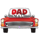 Classic Dad Car 30″ Foil Balloon by Betallic from Instaballoons