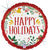 Classic Happy Holidays 18″ Foil Balloon by Betallic from Instaballoons