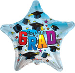 clear You Did It Grad 18″ Foil Balloon by Convergram from Instaballoons