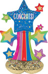 Congrats Congratulations AirLoonz 36″ Foil Balloon by Anagram from Instaballoons