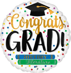 Congrats Grad Books 28″ Foil Balloon by Anagram from Instaballoons