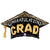 Congratulations Confetti Grad Hat 30″ Foil Balloon by Betallic from Instaballoons