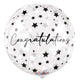 Congratulations Stars Gelliball 18″ Balloon