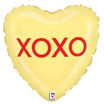 Conversation Heart Purple & Yellow 9″ Foil Balloon by Betallic from Instaballoons