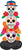 Day of the Dead Bright Flores 53″ Foil Balloon by Anagram from Instaballoons