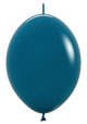 Deluxe Deep Teal 12″ Link-O-Loon Balloons (50 count)