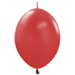 Deluxe Imperial Red 6″ Link-O-Loon Balloons by Sempertex from Instaballoons