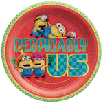 Despicable Me Paper Plates 9″ by Amscan from Instaballoons