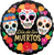 Dia De Los Muertos 18″ Foil Balloon by Anagram from Instaballoons