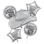 Disco Western Foil Balloon by Anagram from Instaballoons