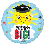 Dream Big Grad Graduation 17″ Foil Balloon by Anagram from Instaballoons