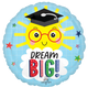 Dream Big Grad Graduation 17″ Balloon