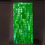 Emerald Green Foil Mirror Backdrop by Naturalstar from Instaballoons