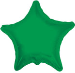 Emerald Green Star (requires heat-sealing) 9″ Foil Balloons by Convergram from Instaballoons